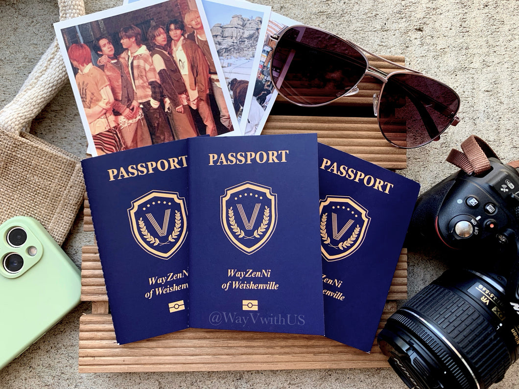 [WayV with US] WayZenNi Passport Sticker Book