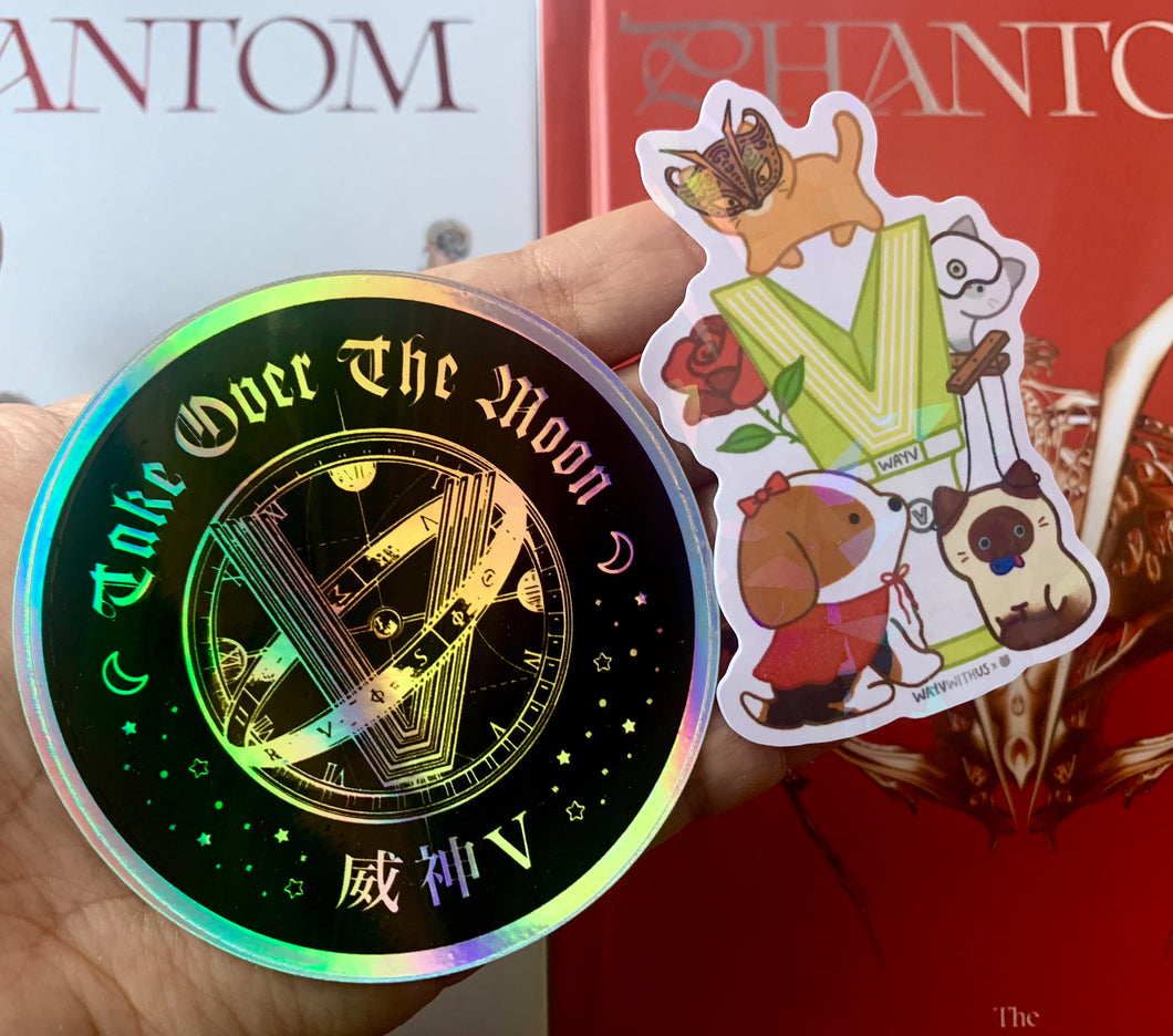 [WayVwithUS] Cool/Cute Holo Stickers