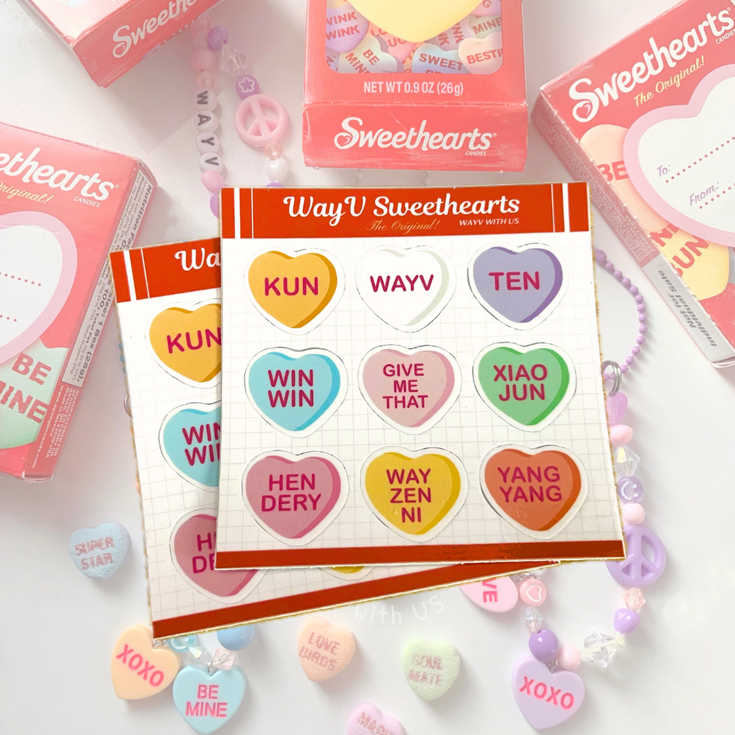 [WayV with US] WayV Sweetheart Sticker Sheet