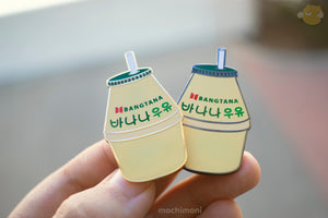 Bangtana Milk Hard Enamel Pin | BTS 방탄소년단 Food Series